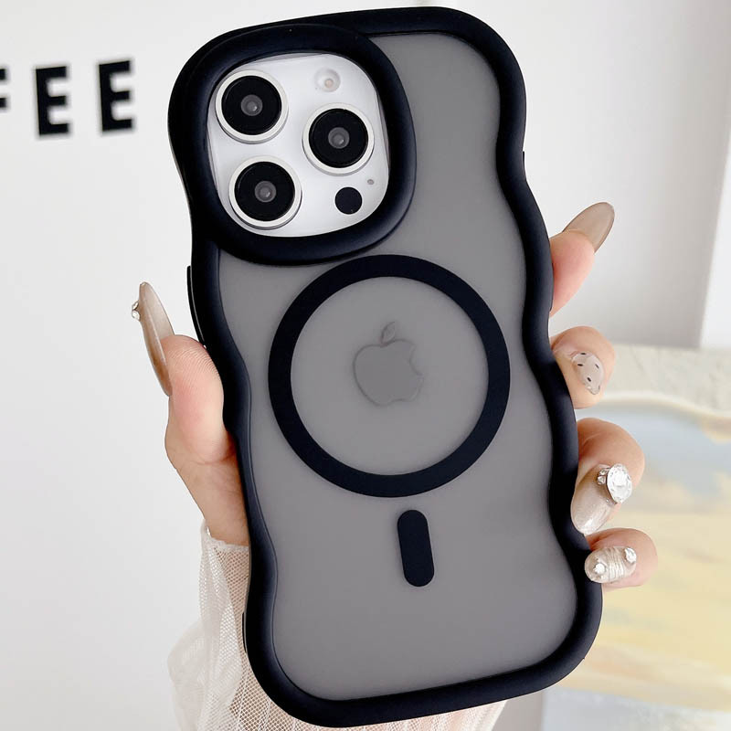Фото Чохол TPU+PC Undine with Magnetic Safe на Apple iPhone 15 Pro Max (6.7") (Black) в маназині vchehle.ua