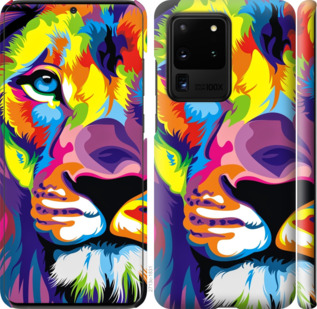 

Чохол Різнобарвний лев на Samsung Galaxy S20 Ultra 878707