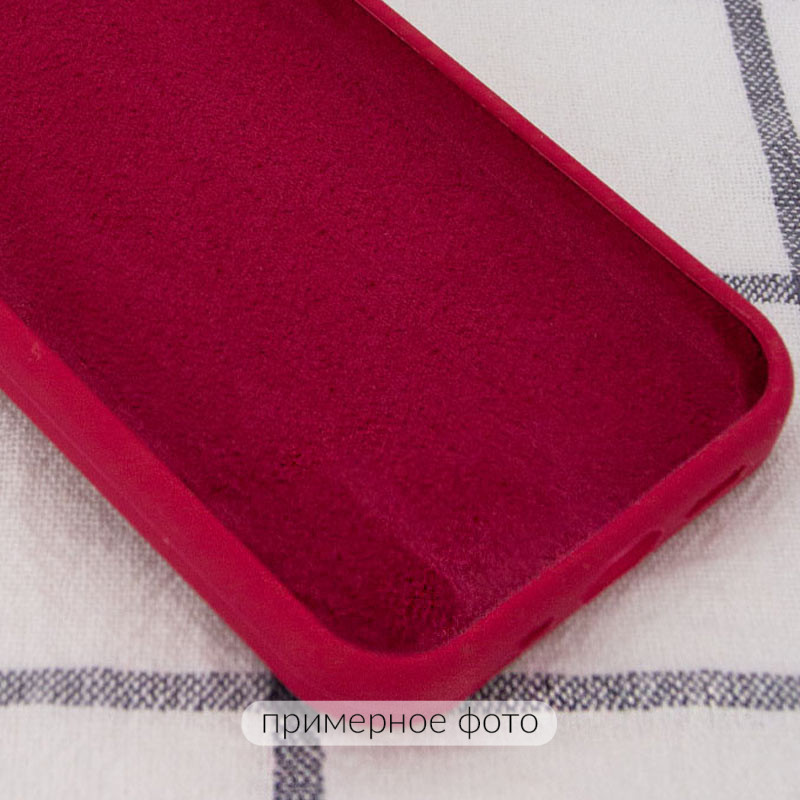 Фото Чехол Silicone Case Full Protective (AA) NO LOGO для Apple iPhone 16 (6.1") (Красный / Rose Red) в магазине vchehle.ua