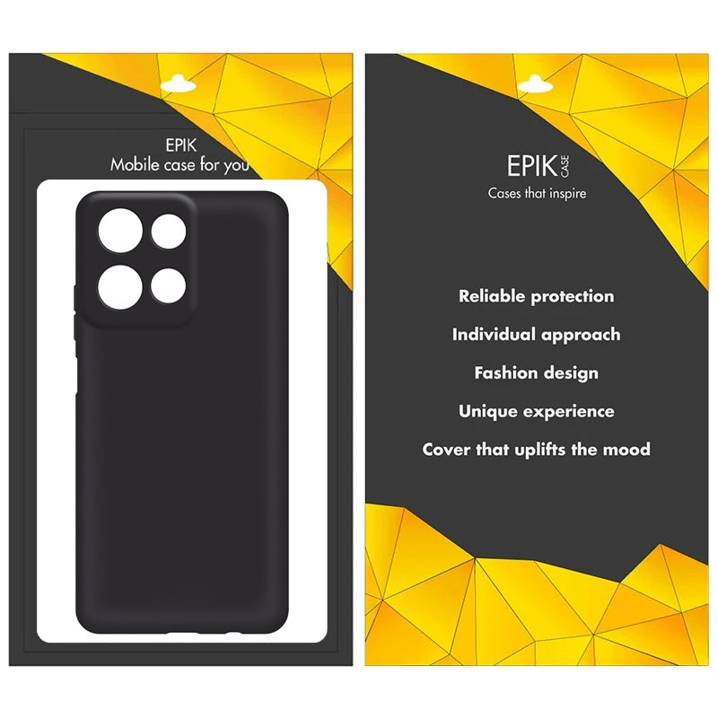 Фото Чохол TPU Epik Black Full Camera на Motorola Moto G75 5G (Чорний) в маназині vchehle.ua