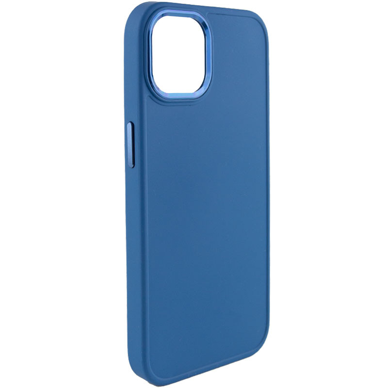 TPU чохол Bonbon Metal Style на Apple iPhone 14 (6.1") (Синій / Denim Blue)