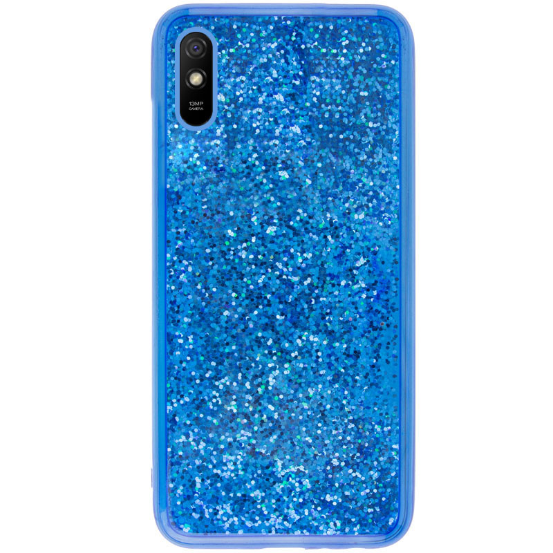 

TPU+PC чохол Sparkle (glitter) на Xiaomi Redmi 9A (Синій) 1062705