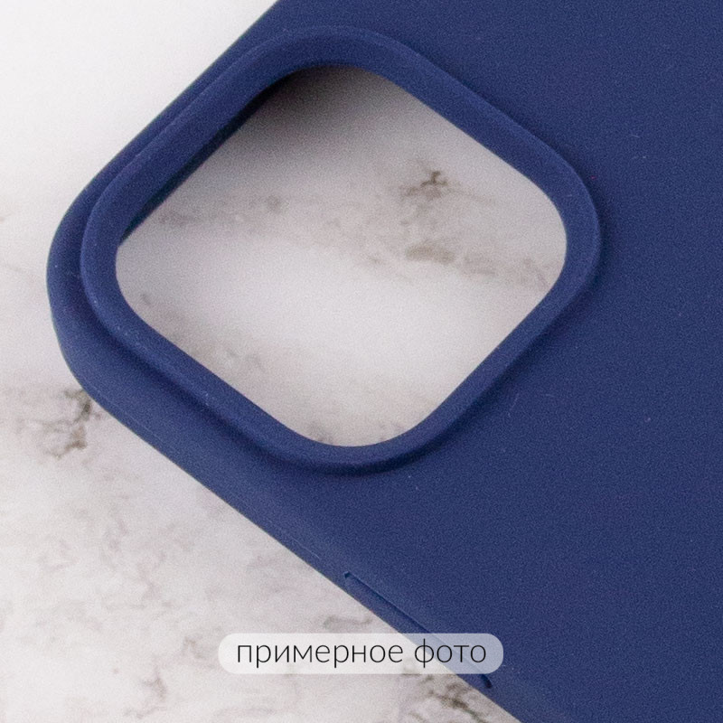 Чехол Silicone Case Full Protective (AA) для Apple iPhone 16 Pro (6.3") (Синий / Deep navy) в магазине vchehle.ua