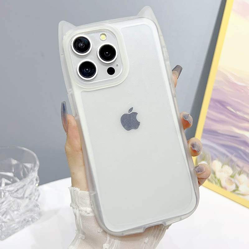 Заказать Чехол TPU Cat для Apple iPhone 13 Pro (6.1") (Transparent) на vchehle.ua