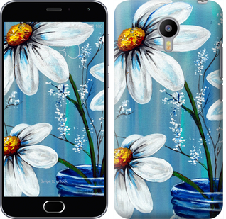 

Чехол Красивые арт-ромашки для Meizu M2 323824