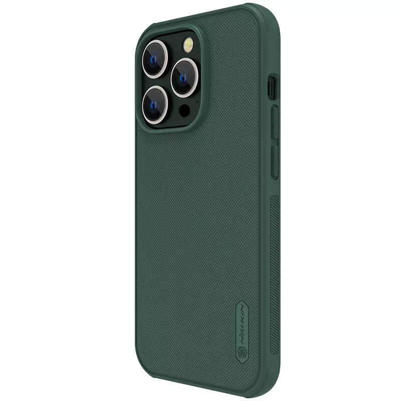 Фото Чехол Nillkin Matte Pro для Apple iPhone 15 Pro Max (6.7") (Зеленый / Deep Green) на vchehle.ua