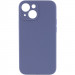 Чохол Silicone Case Full Camera Protective (AA) NO LOGO на Apple iPhone 15 (6.1") (Сірий / Lavender Gray)