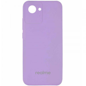 Чехол Silicone Cover Full Camera (AA) для Realme C30s