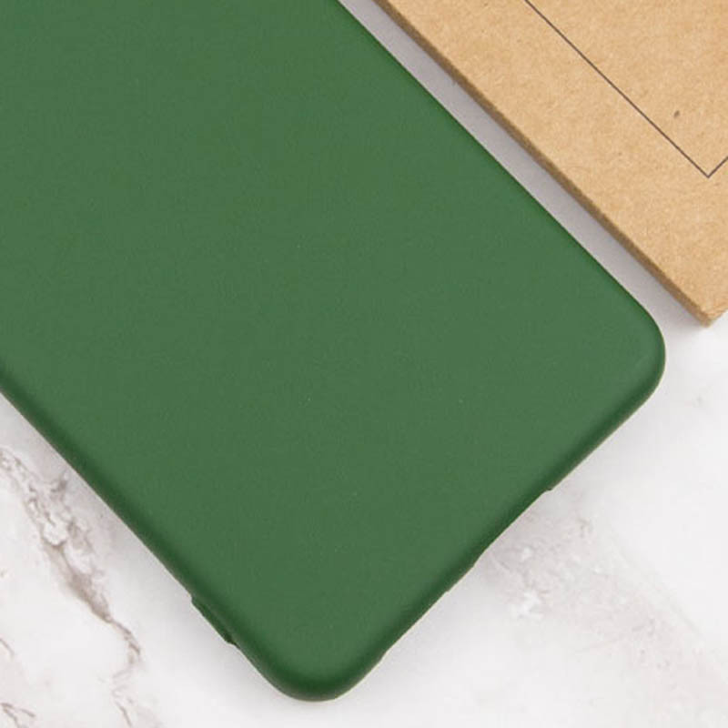 Фото Чохол Silicone Cover Lakshmi Full Camera (A) на Tecno Pop 6 Pro (Зелений / Dark green) в маназині vchehle.ua