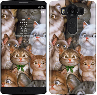 

Чехол коты для LG V10 H962 476475
