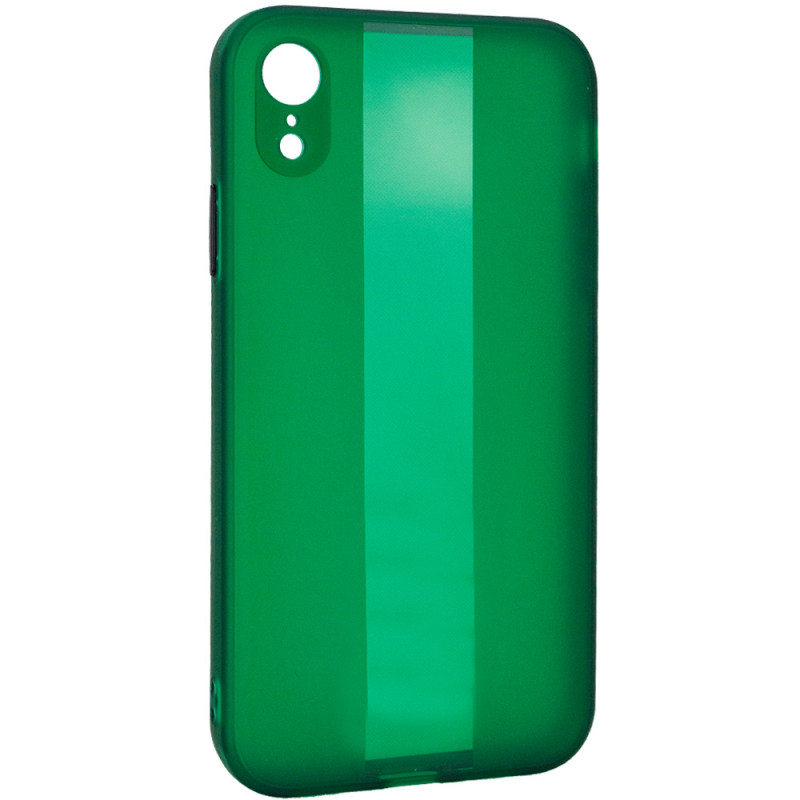 Чохол TPU Glossy Line Full Camera на Apple iPhone XR (6.1") (Зелений)