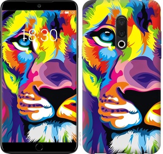 

Чехол Разноцветный лев для Meizu 16 Plus 669787