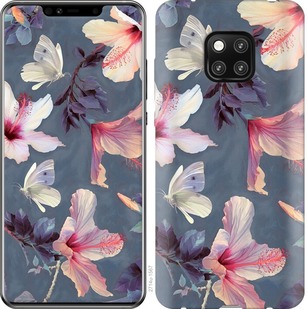 

Чехол Нарисованные цветы для Huawei Mate 20 Pro 670862