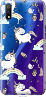 

Чехол Единорог и кофе для Realme 3 Pro 942033