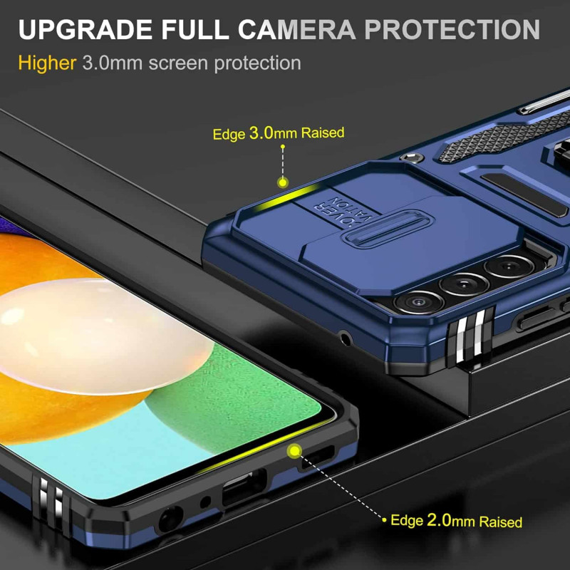 Заказать Ударопрочный чехол Camshield Army Ring для Samsung Galaxy A53 5G (Синий / Navy) на vchehle.ua