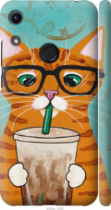 Чехол Зеленоглазый кот в очках для Huawei Honor 8A