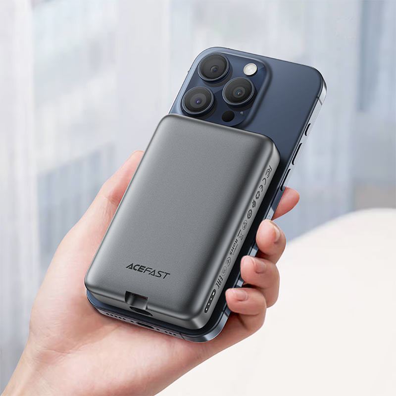 Заказать Портативное ЗУ Power Bank Acefast M10 PD30W с БЗУ 10000 mAh (Black) на vchehle.ua