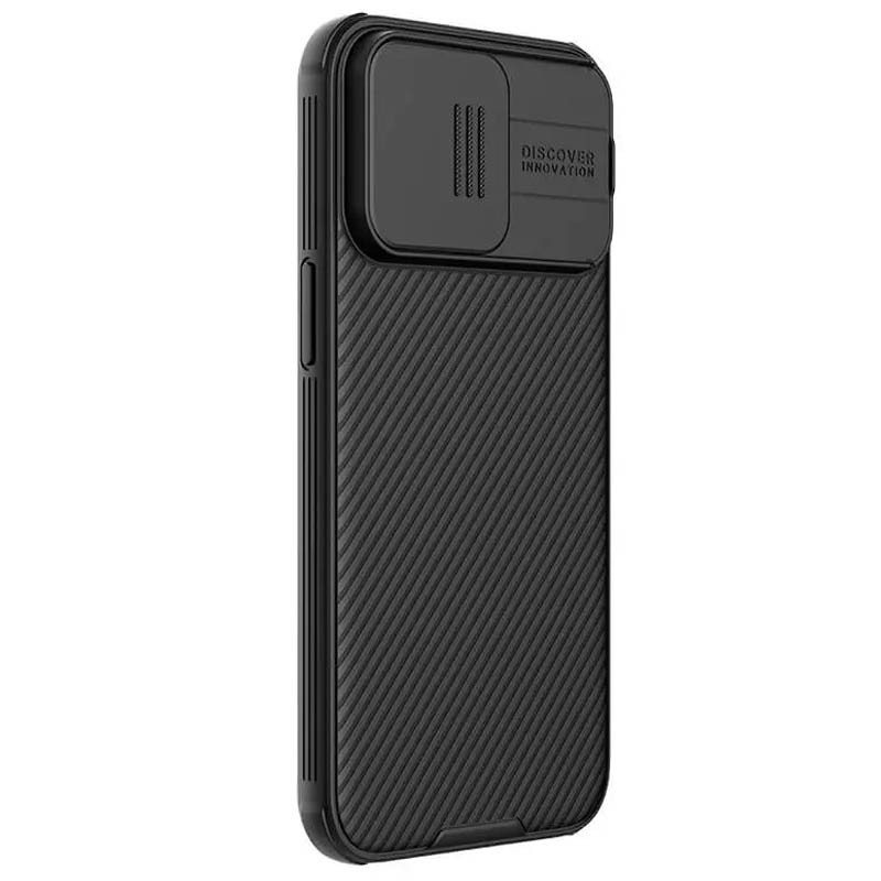 Фото Карбонова накладка Nillkin CamShield Pro на Apple iPhone 15 Pro Max (6.7") (Black) в маназині vchehle.ua