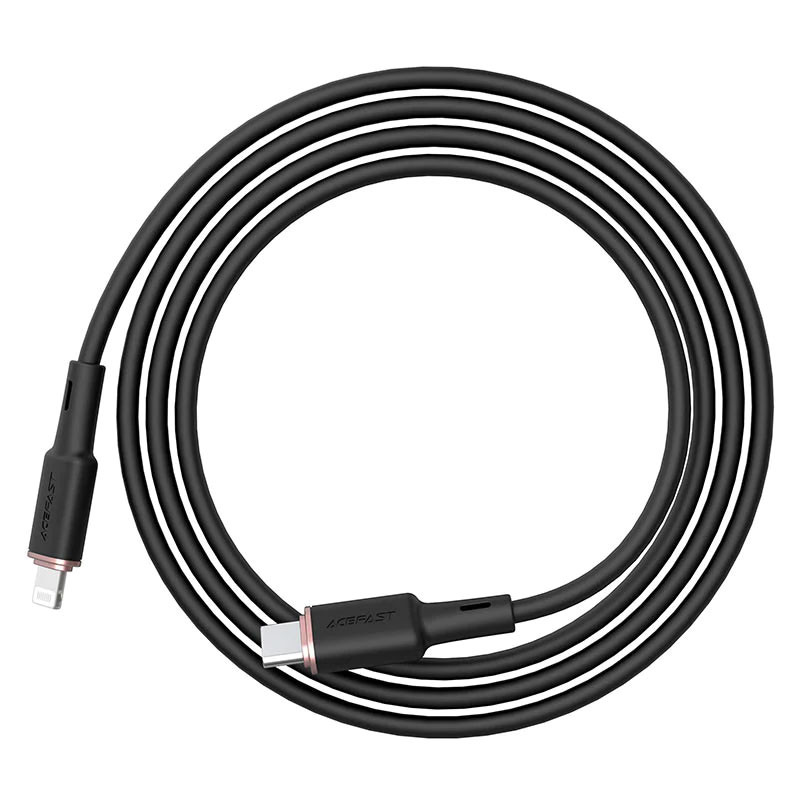 Фото Дата кабель Acefast C2-01 Type-C to Lightning 30W (1.2m) (Black) в магазине vchehle.ua