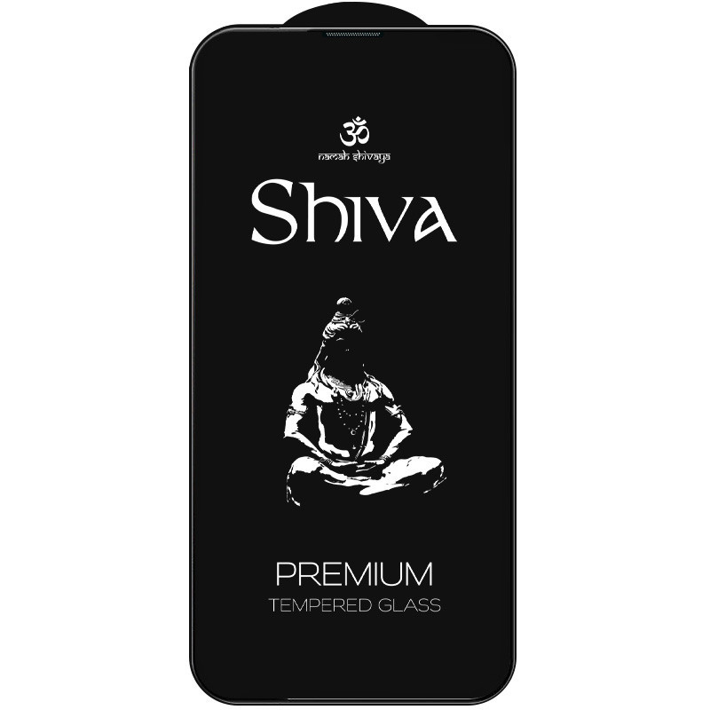 Фото Захисне скло Shiva (Full Cover) на Apple iPhone 14 Pro Max (6.7") (Чорний) на vchehle.ua