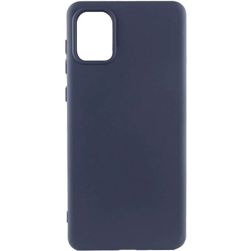 Чехол Silicone Cover Lakshmi (AA) для Samsung Galaxy A71 (Синий / Midnight Blue)