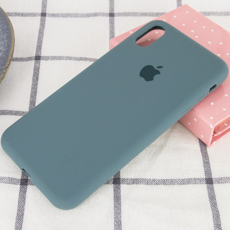 Фото Чохол Silicone Case Full Protective (AA) на Apple iPhone XR (6.1") (Зелений / Pine green) на vchehle.ua