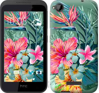 

Чохол Тропічні квіти v1 на HTC Desire 320 844933