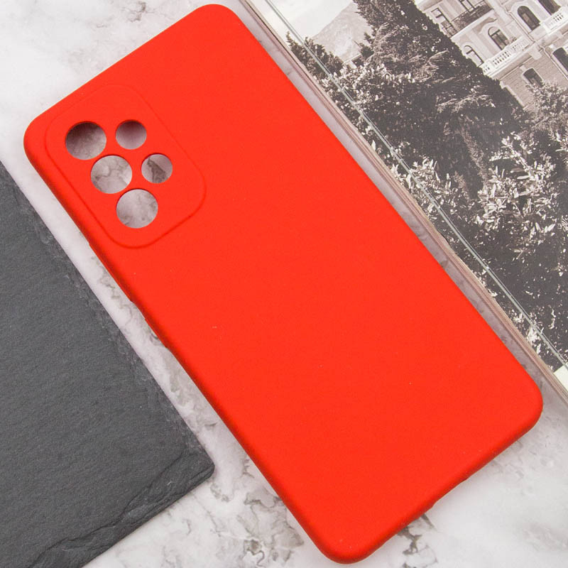 Купить Чехол Silicone Cover Lakshmi Full Camera (AAA) для Samsung Galaxy A52 4G / A52 5G / A52s (Красный / Red) на vchehle.ua