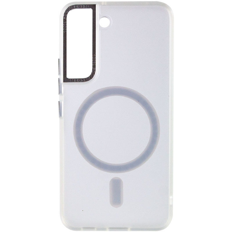 Фото Чохол TPU Lyon frosted with Magnetic Safe на Samsung Galaxy S22+ (White) на vchehle.ua