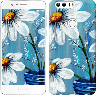 

Чехол Красивые арт-ромашки для Huawei Honor 8 Pro 581391