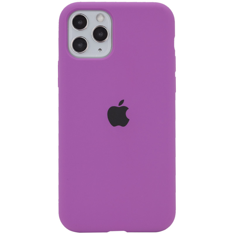 Чохол Silicone Case Full Protective (AA) на Apple iPhone 11 Pro Max (6.5") (Фіолетовий / Grape)