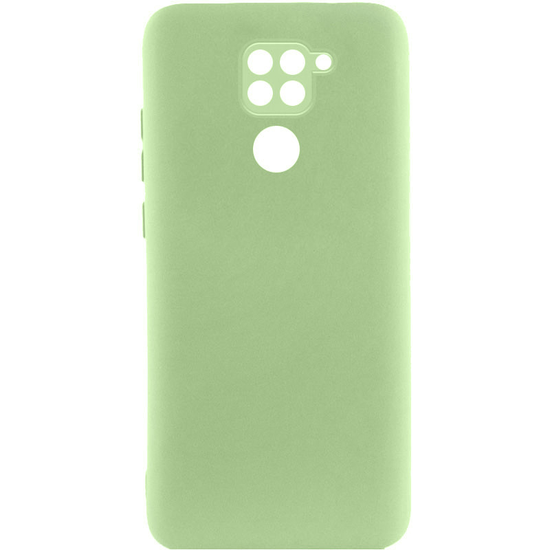 Чохол Silicone Cover Lakshmi Full Camera (A) на Xiaomi Redmi Note 9 / Redmi 10X (Зелений / Pistachio)