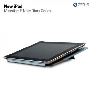 Кожаный чехол (3 цвета) Zenus Masstige E-note Diary Series для New iPad 3 / iPad 2