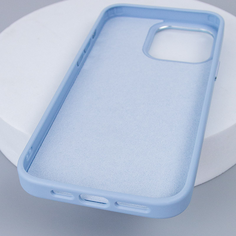 Купити Шкіряний чохол Bonbon Leather Metal Style with Magnetic Safe на Apple iPhone 12 Pro Max (6.7") (Блакитний / Mist blue) на vchehle.ua