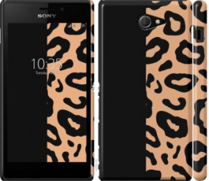 Чехол Пятна леопарда для Sony Xperia M2 D2305