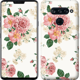 

Чехол цветочные обои v1 для LG V40 ThinQ 690757