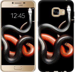 

Чохол Червоно-чорна змія на чорному тлі на Samsung Galaxy C5 C5000 481975