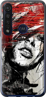 

Чохол Обличчя дівчини на Motorola G8 Plus 1593002
