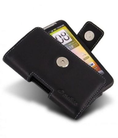 # Кожаный чехол Melkco (футляр на пояс) для длины 125 мм / Desire HD