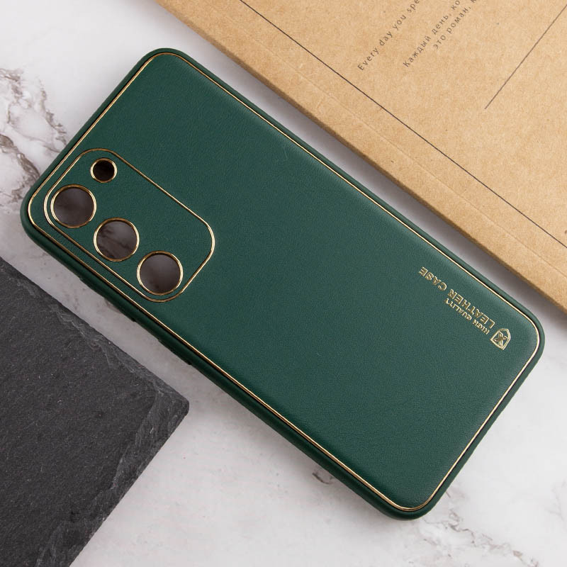 Кожаный чехол Xshield для Samsung Galaxy S23 (Зеленый / Army Green) в магазине vchehle.ua