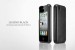 Кожаная накладка SGP (4 цвета) для iPhone 4 (legend black)