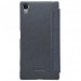 Фото Кожаный чехол (книжка) Nillkin Sparkle Series для Sony Xperia Z5 (Черный) в магазине vchehle.ua
