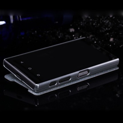 Фото Кожаный чехол (книжка) Nillkin Sparkle Series для Sony Xperia Z5 Compact (Черный) в магазине vchehle.ua