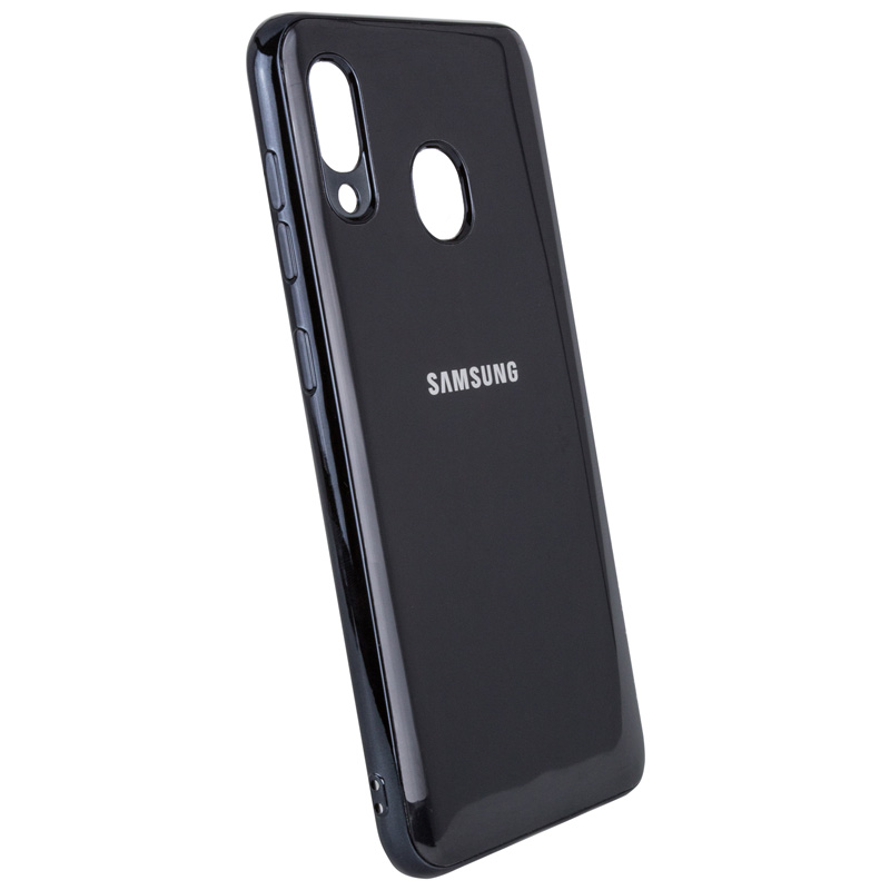 

TPU чохол GLOSSY LOGO для Samsung Galaxy A30 (Чорний) 713658