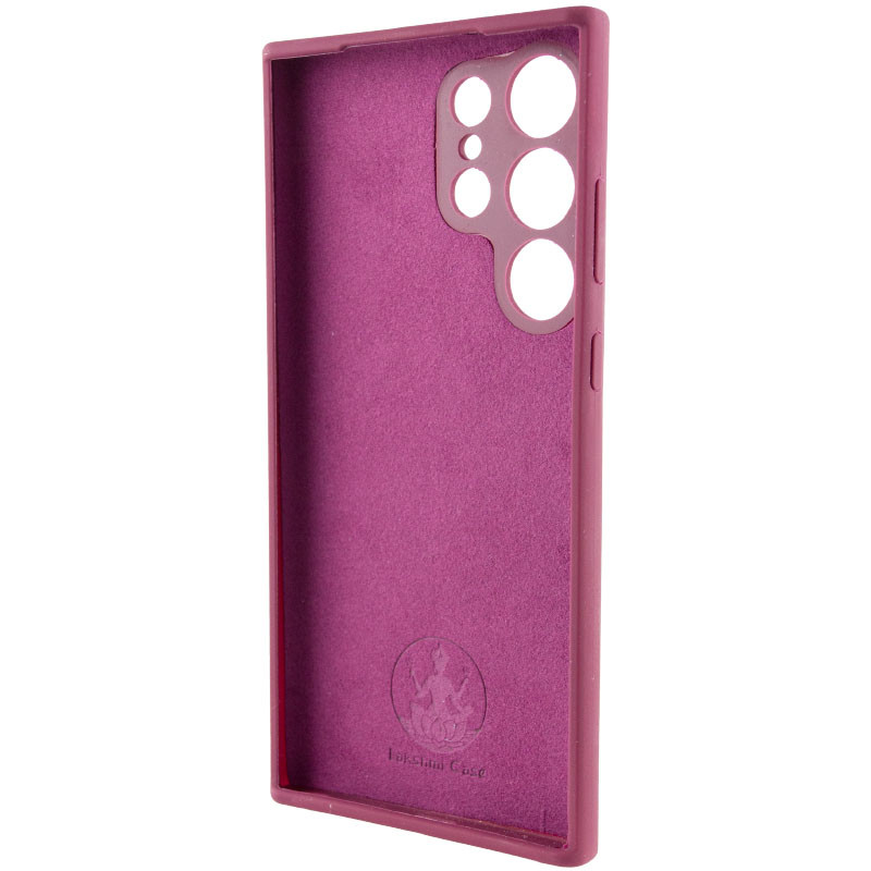 Чохол Silicone Cover Lakshmi Full Camera (AAA) на Samsung Galaxy S24 Ultra (Бордовий / Plum) в магазині vchehle.ua