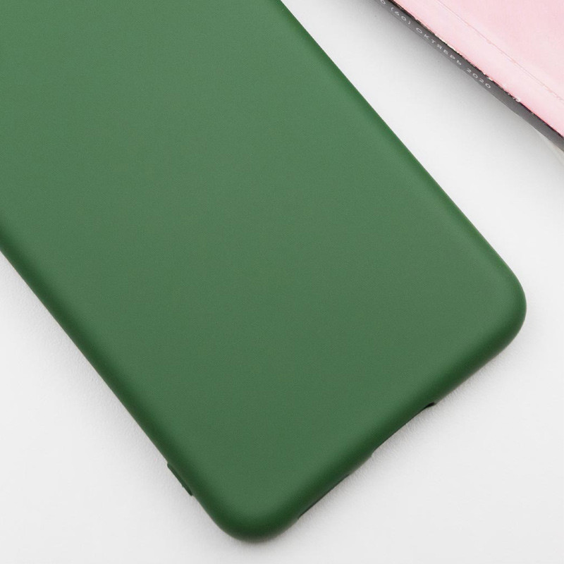 Фото Чохол Silicone Cover Lakshmi Full Camera (AA) на Samsung Galaxy S21 FE (Зелений / Dark green) на vchehle.ua