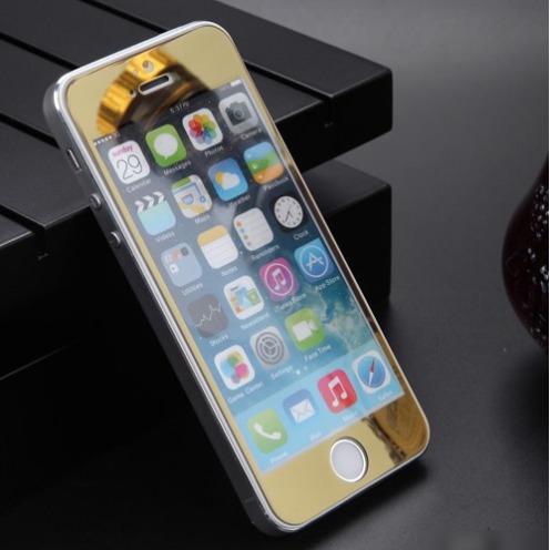 Фото Защитное стекло Premium Tempered Glass 0.18mm (2.5D) на обе стороны для Apple iPhone 5/5S/SE (Золотой (матовый)) в магазине vchehle.ua