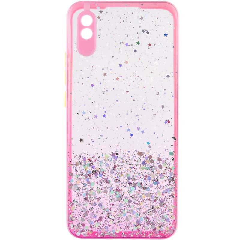 

TPU чохол Spangle star з захистом камери на Xiaomi Redmi 9A (Рожевий) 1211843