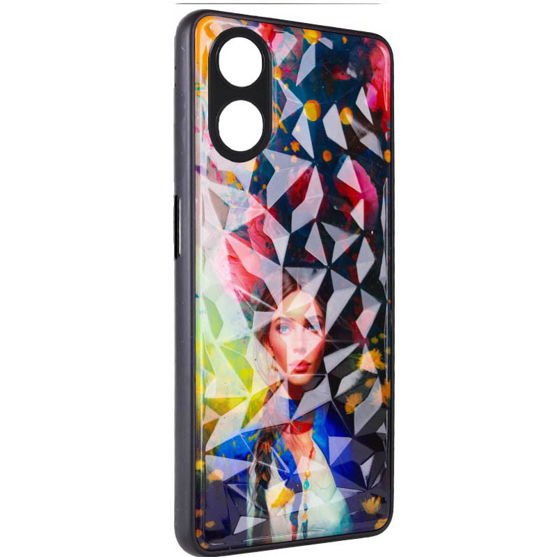 TPU+PC чехол Prisma Ladies для Oppo A98 (Peonies)