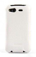 Кожаный чехол Nuoku (флип) для HTC Desire S (S510e) (+ пленка)